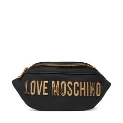 Saszetka nerka LOVE MOSCHINO. Czarne torebki klasyczne Love Moschino, bez wzorów, bez dodatków. Za 859.99 zł.