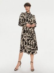 ONLY Sukienka koszulowa Halia 15315986 Czarny Regular Fit. Czarne sukienki Only, xs, bez wzorów, z wiskozy, bez kołnierzyka, bez ramiączek, koszulowe. Za 129.99 zł.