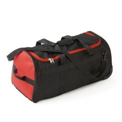 Torba sportowa na kółkach Tremblay CT. Czerwone torby na ramię TREMBLAY, bez wzorów, z nylonu, sportowe, na ramię, bez dodatków. Za 228.00 zł.