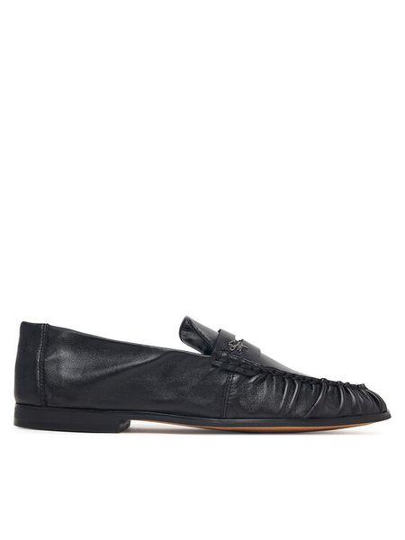 Steve Madden Lordsy 11005695 Czarny. Czarne lordsy Steve Madden, bez wzorów, ze skóry, bez obcasa, bez zapięcia. Za 599.99 zł.