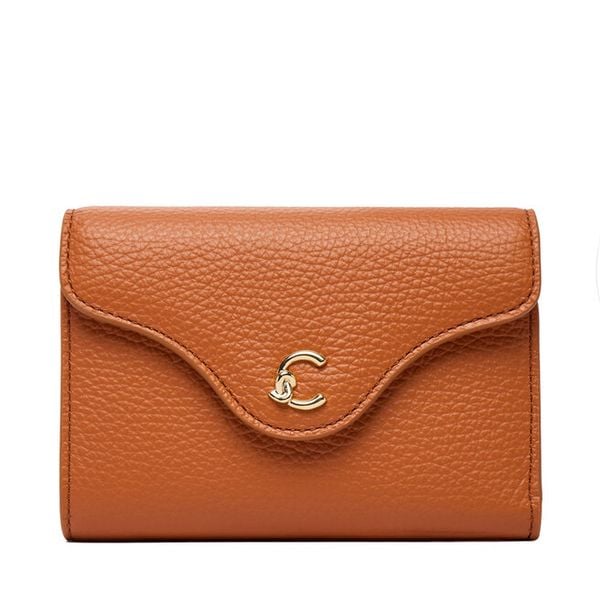 Portfel Coccinelle. Brązowe portfele Coccinelle, bez wzorów. Za 649.99 zł.