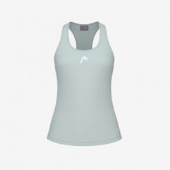 Koszulka bez rękawów damska SPIRIT Tank Top. Niebieskie koszulki sportowe Head, bez wzorów, bez ramiączek. W wyprzedaży za 205.55 zł.