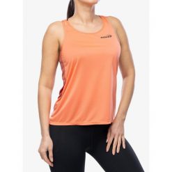 Koszulka biegowa damska Inov-8 Performance Vest. Brązowe koszulki sportowe Inov-8, bez wzorów, bez ramiączek. Za 158.99 zł.
