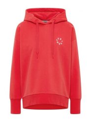 ELBSAND Bluza "Leah" w kolorze czerwonym rozmiar: XS. Czerwone bluzy ELBSAND, xs, bez wzorów, z kapturem. Za 144.95 zł.