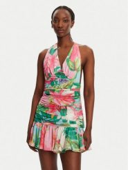 BARDOT Sukienka koktajlowa Mave 59705DB1 Kolorowy Regular Fit. Sukienki Bardot, bez wzorów, z syntetyku, wizytowe, bez kołnierzyka, bez ramiączek. Za 419.99 zł.