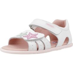 Sandały PABLOSKY 037507P Biały. Białe sandały PABLOSKY, bez wzorów, ze skóry, bez obcasa, bez zapięcia. Za 230.99 zł.