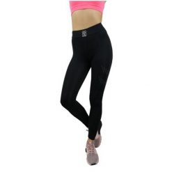 Legginsy Damskie Posh. Czarne legginsy Gym Hero, bez wzorów. Za 224.99 zł.