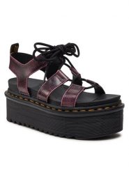 Dr. Martens Sandały Nartilla Xl 31540379 Czarny. Czarne sandały Dr. Martens, bez wzorów, ze skóry, bez obcasa, na koturnie, bez zapięcia. Za 449.99 zł.