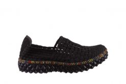 Półbuty Rock Full Breath Bin Black With Tutti Frutti Binding 23 032956, Czarny, Materiał - 39. Czarne obuwie sportowe Rock Spring, na lato, z materiału, bez zapięcia. W wyprzedaży za 164.99 zł.