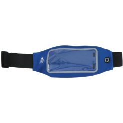 Saszetka do biegania Dunlop z okienkiem. Czarne torby na ramię Dunlop, bez wzorów, sportowe, bez dodatków. Za 14.99 zł.