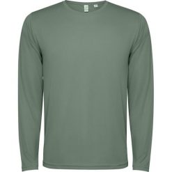 Koszulka Z Długim Rękawem Unisex Dla Dorosłych Estoril. Zielone bluzki ROLY, bez wzorów, sportowe, bez kołnierzyka, bez ramiączek. Za 35.99 zł.