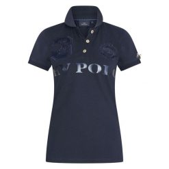 Damskie jeździeckie polo HV Polo Favouritas. Niebieskie koszulki polo HV POLO, s, bez wzorów, bez kołnierzyka, bez ramiączek. Za 277.50 zł.