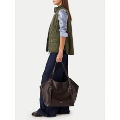 Torebka Beverly Hills Polo Club. Brązowe shopper Beverly Hills Polo Club, bez wzorów, bez dodatków. Za 229.99 zł.