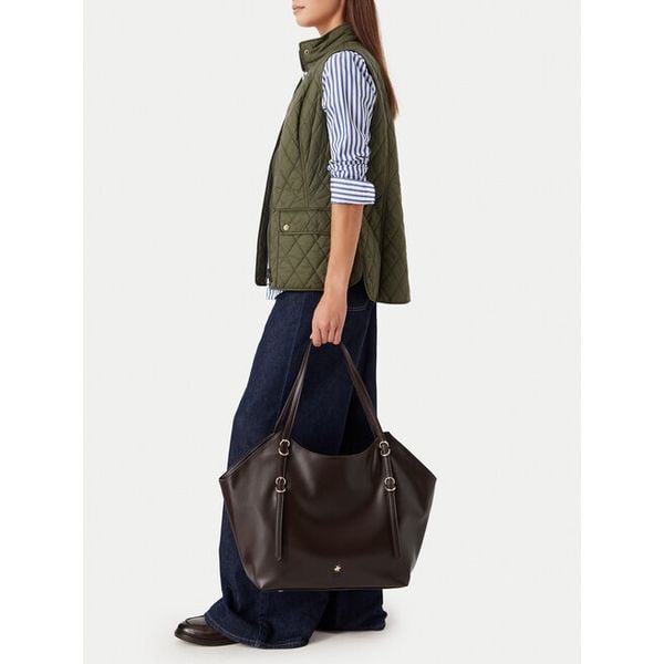Torebka Beverly Hills Polo Club. Brązowe shopper Beverly Hills Polo Club, bez wzorów, bez dodatków. Za 229.99 zł.