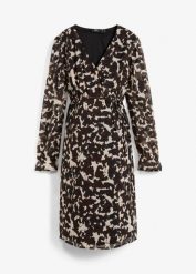 Sukienka 2 w 1 ciążowa i do karmienia piersią. Czarne sukienki bonprix, bez wzorów, bez kołnierzyka, moda ciążowa, bez ramiączek. Za 159.99 zł.