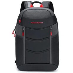 Plecak Aspensport Osika Plecak 22 L Ciemnoszaro-czerwony szary. Czarne plecaki ZSPORT, bez wzorów. Za 106.19 zł.