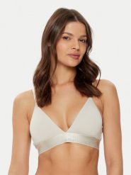 Calvin Klein Underwear Biustonosz braletka 000QF7994E Beżowy. Brązowe biustonosze Calvin Klein Underwear, bez wzorów, z bawełny. Za 129.99 zł.