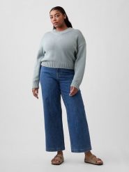 GAP Dżinsy - Comfort fit - w kolorze niebieskim rozmiar: W24. Niebieskie jeansy GAP, bez wzorów, z podwyższonym stanem. Za 113.63 zł.