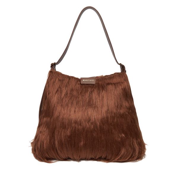 Torebka Marciano Guess. Brązowe torebki klasyczne Marciano Guess, z aplikacjami, bez dodatków. Za 439.99 zł.