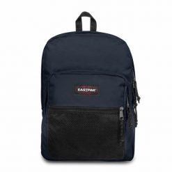 Plecak Eastpak Pinnacle. Niebieskie plecaki Eastpak, bez wzorów, z materiału. W wyprzedaży za 371.10 zł.