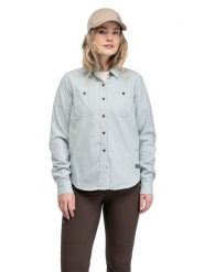 Bergans Koszula flanelowa "Nordmarka" - Relaxed fit - w kolorze zielonym rozmiar: L. Zielone koszule Bergans, l, bez wzorów, z bawełny, bez kołnierzyka, bez ramiączek. Za 211.31 zł.