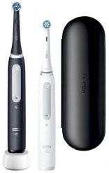Szczoteczka magnetyczna Oral-B iO Series 4 Duo biały/czarny. Szczoteczki elektryczne ORAL-B. Za 524.00 zł.