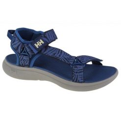 Sandały Helly Hansen Capilano F2F W 11794-606 niebieskie. Niebieskie sandały bez wzorów, z materiału, bez obcasa, bez zapięcia. Za 318.86 zł.