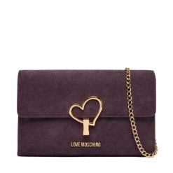 Torebka LOVE MOSCHINO. Fioletowe torebki klasyczne Love Moschino, bez wzorów, bez dodatków. Za 619.99 zł.