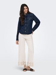 ONLY Dżinsy - Comfort fit - w kolorze kremowym rozmiar: M/L32. Brązowe jeansy Only, l, bez wzorów, z podwyższonym stanem. Za 164.95 zł.