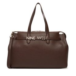 Torebka Nine West. Brązowe torebki klasyczne Nine West, bez wzorów, bez dodatków. Za 399.99 zł.