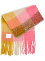 Nümph Szalik damski - NUFilora Kobiety wyrazisty róż|żółty|wielokolorowy w kratkę, ONE SIZE. Czerwone szaliki Nümph, bez wzorów, z syntetyku, eleganckie. Za 199.95 zł.