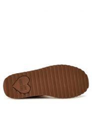 LOVE MOSCHINO Botki JA24266I0LJAW208 Brązowy. Brązowe botki Love Moschino, bez wzorów, z materiału, bez obcasa, na płaskiej podeszwie, bez zapięcia. Za 1,119.00 zł.
