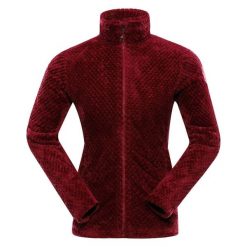 Bluza damska polarowa Alpine Pro Lomma bardzo ciepła. Czerwone bluzy sportowe Alpine Pro, na jesień, m, bez wzorów, z materiału, bez kaptura. Za 209.00 zł.