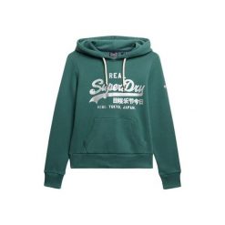 Bluza damska z kapturem Superdry. Zielone bluzy Superdry, l, bez wzorów, z materiału, z kapturem. Za 359.50 zł.