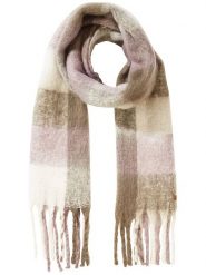 Camel Active Szal w kolorze oliwkowo-jasnoróżowo-białym rozmiar: onesize. Brązowe szaliki Camel Active, z aplikacjami, z materiału. Za 148.26 zł.