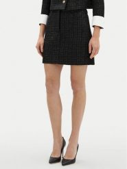 Motivi Spódnica mini 1155Q000957N Czarny Regular Fit. Czarne spódnice Motivi, bez wzorów, z syntetyku, mini. Za 169.99 zł.
