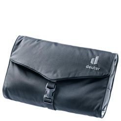 Kosmetyczka Deuter Wash Bag II - black/black. Czarne kufry i kosmetyczki Deuter, bez wzorów, z materiału, duże, bez dodatków. Za 131.99 zł.