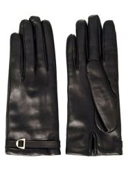 COCCINELLE Skórzane rękawiczki w kolorze czarnym rozmiar: L. Czarne rękawiczki Coccinelle, bez wzorów, z materiału. Za 375.08 zł.