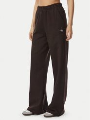 Adidas Spodnie dresowe Essential LL0412 Brązowy Wide Leg. Brązowe spodnie dresowe Adidas, xs, bez wzorów, z bawełny. Za 239.99 zł.