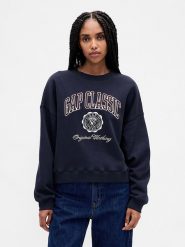 GAP Bluza w kolorze granatowym rozmiar: L. Niebieskie bluzy GAP, l, bez wzorów, bez kaptura. Za 114.44 zł.