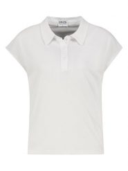 Sublevel Koszulka polo w kolorze białym rozmiar: M. Białe koszulki polo Sublevel, m, bez wzorów, bez kołnierzyka, bez ramiączek. Za 43.99 zł.