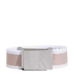 Pasek Reversible Striped Webbing. Białe paski Adidas, bez wzorów, z materiału, sportowe. W wyprzedaży za 69.97 zł.