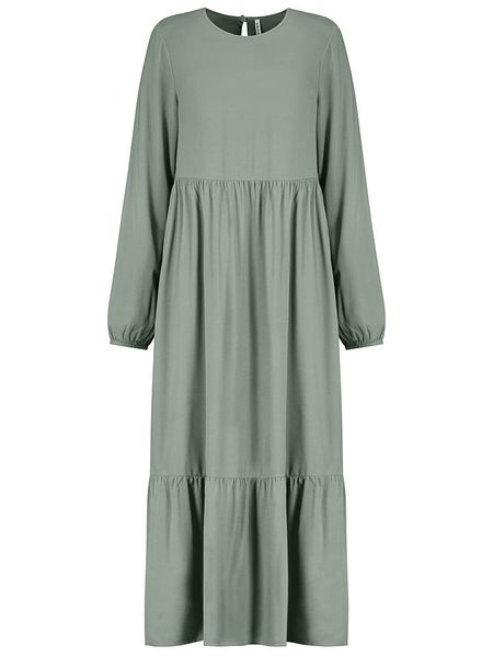 Sublevel Sukienka w kolorze miętowym rozmiar: M. Zielone sukienki Sublevel, na imprezę, m, bez wzorów, z wiskozy, klasyczne, bez kołnierzyka, bez ramiączek, maxi. Za 135.81 zł.