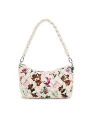 Desigual Torebka 25SAXPBQ Écru. Torebki klasyczne Desigual, bez wzorów, ze skóry, bez dodatków. Za 219.99 zł.