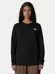 The North Face Bluzka Simple Dome NF0A87QP Czarny Relaxed Fit. Czarne bluzki The North Face, s, bez wzorów, z bawełny, bez kołnierzyka, bez ramiączek. Za 99.99 zł.