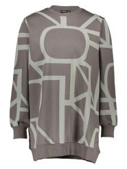 ONLY Bluza w kolorze brązowo-jasnozielonym rozmiar: XS. Szare bluzy Only, xs, bez wzorów, bez kaptura. Za 74.63 zł.
