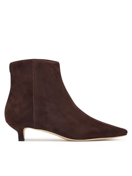 LAUREN RALPH LAUREN Botki Frncsa Bt Hl Bo Bte 802P15722002 Brązowy. Brązowe botki Lauren Ralph Lauren, bez wzorów, ze skóry, bez obcasa, na szpilce, bez zapięcia. Za 949.99 zł.