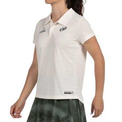 Polo Bullpadel Payerne Woman. Czarne koszulki polo bullpadel, s, bez wzorów, z materiału, bez kołnierzyka, bez ramiączek. Za 203.60 zł.