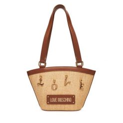 Torebka LOVE MOSCHINO. Brązowe torebki klasyczne Love Moschino, bez wzorów, bez dodatków. Za 889.99 zł.