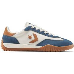 Buty sportowe Converse Run Star Trainer. Niebieskie obuwie sportowe Converse, z syntetyku, bez zapięcia. Za 490.00 zł.